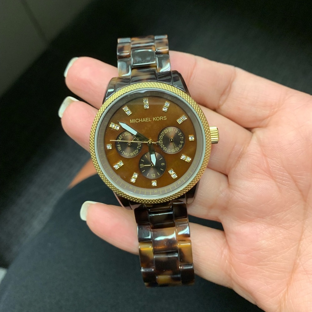 Michael Kors tortoise women’s watch